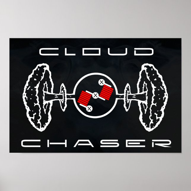 Póster Cloud Chaser Poster Black (Frente)