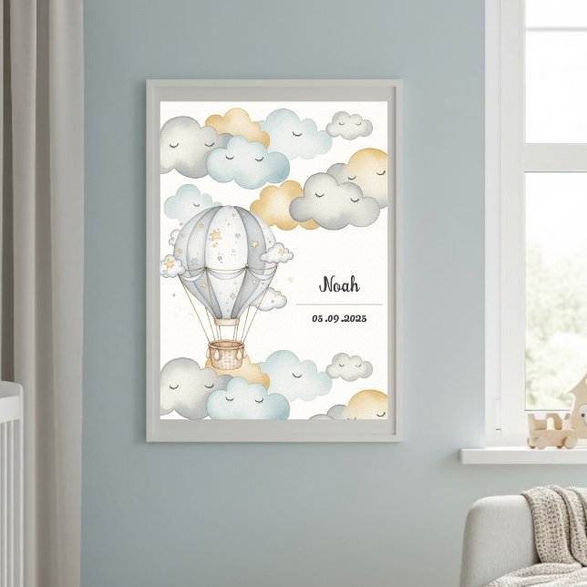 Póster Cloud Journey" Art Print - Baby Nursery Decor (Subido por el creador)
