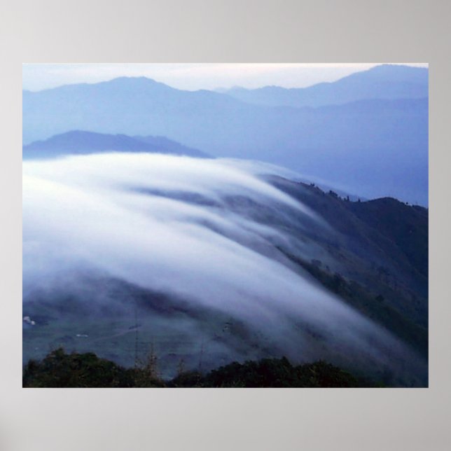 Póster Cloud Mist Darjeeling India (Frente)