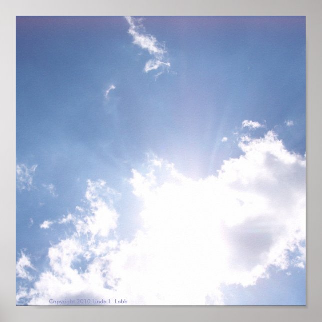 Póster Clouds of Inspiration poster (Frente)