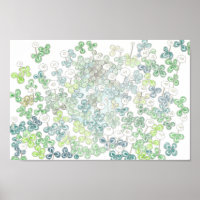 Clover de cuatro hojas y trébol/四 blanco つ 葉 の ロ・・