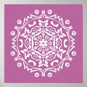 Póster Clover Mandala