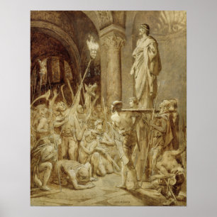 Póster Clovis Carried on his Shield