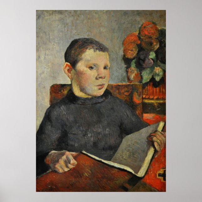 Póster Clovis - Paul Gauguin - c1886 (Frente)