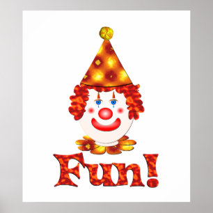 Póster Clown Fun