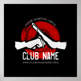 Póster Club de Artes Marciales