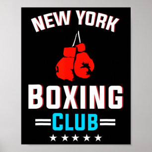Póster Club de Boxeo de Nueva York - Guay Boxing Tees