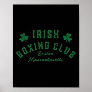 Póster Club de boxeo irlandés - Boston Machusetts 2