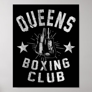 Póster Club de boxeo Queens - Boxer con problemas de époc