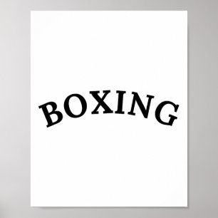 Póster Club de Boxeo Vintage Deportivo Atlético