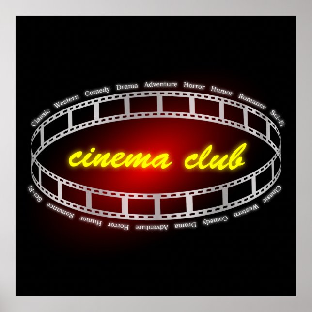 Póster Club de cine (Frente)