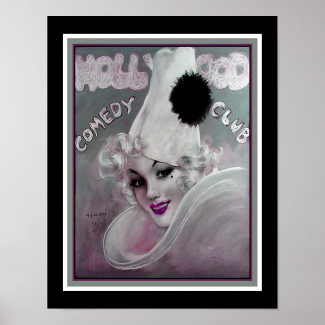 Póster Club de Comedia de Hollywood 1923 (Frente)