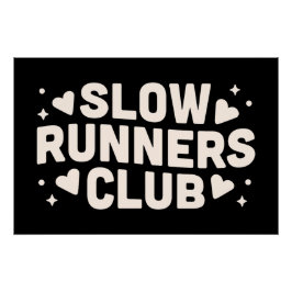 Póster Club de corredores lentos