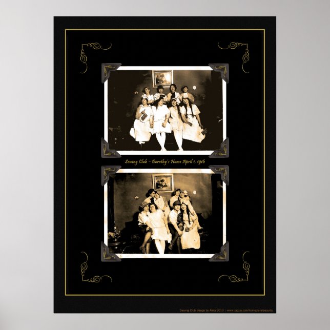 Póster Club de costura ~ 1916 (Frente)