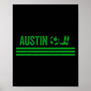 Póster Club de Fútbol Austin Cowboy Boot