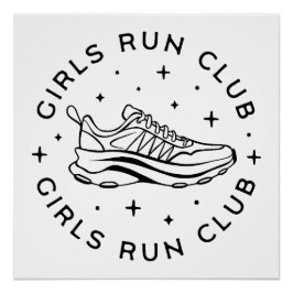 Póster club de gestión de chicas