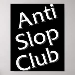 Póster Club de Inteligencia Artificial Anti Slop Ai Llm D