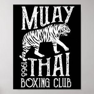 Póster Club de Kickboxing Tiger Muay Thai Regalo de Entre