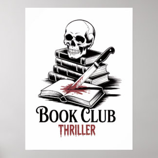 Póster Club de Lectura de Thriller