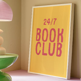 Póster Club de Libros 24/7