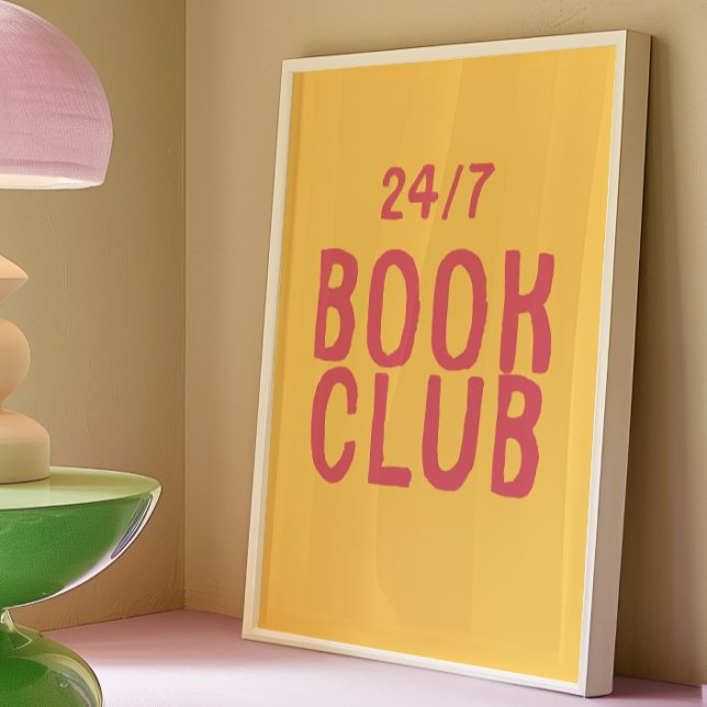 Póster Club de Libros 24/7 (Subido por el creador)
