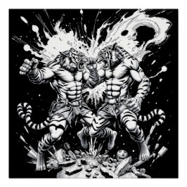 Póster Club de Lucha - Tigres