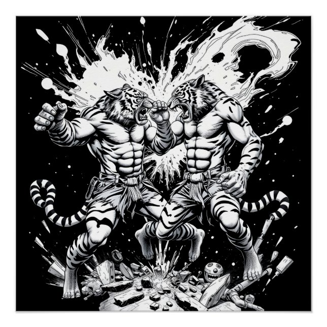 Póster Club de Lucha - Tigres (Anverso)