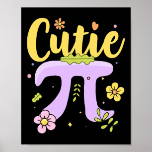 Póster Club de Maestros Cutie Pi Qt Pi Day