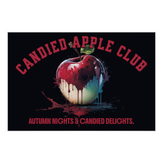 Póster Club de Manzana Acaramelada
