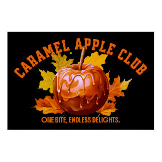 Póster Club de Manzana de Caramelo