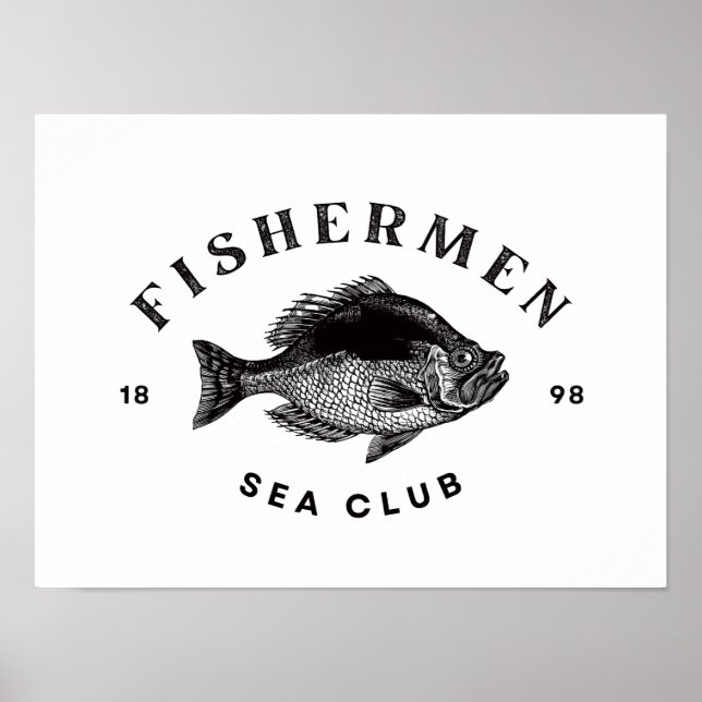 Póster Club de Mar Pescadores (Frente)