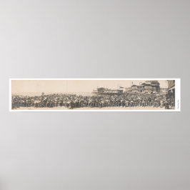 Póster Club de Motocicletas Los Ángeles en Venecia, Calif