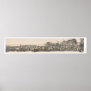 Póster Club de Motocicletas Los Ángeles en Venecia, Calif