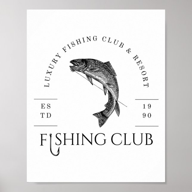 Póster Club de Pesca (Frente)