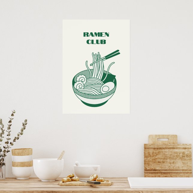 Póster Club de Ramen (Cocina)