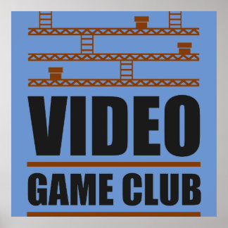 Póster club de videojuegos