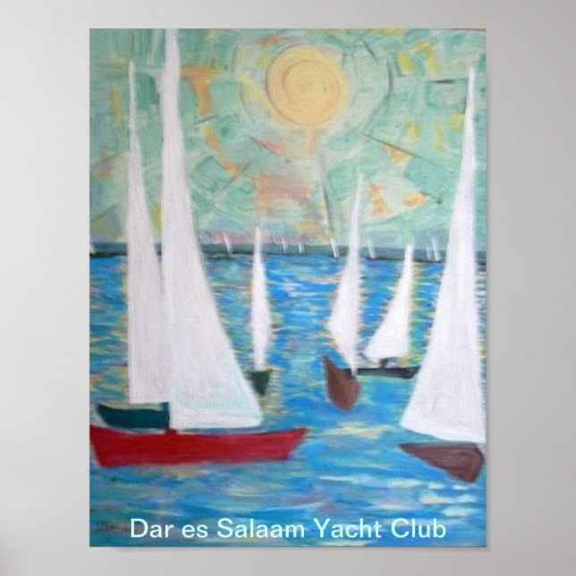 Póster Club de Yates Dar es Salaam, Poster de Regatta de  (Frente)
