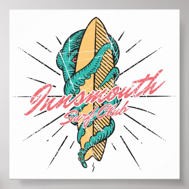 Póster Club Innsmouth Surf (Frente)