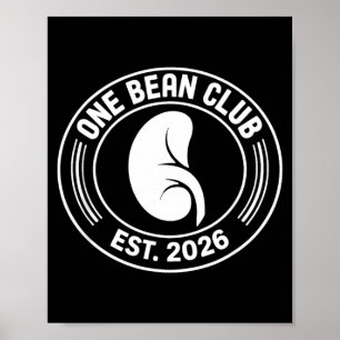 Póster Club One Bean 2026 Trasplante de donante de riñón