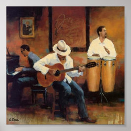 Póster Club Orchesta a l´ huile