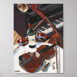 Póster Club Orchestra á l´huile