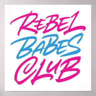 Póster Club Rebel Babes