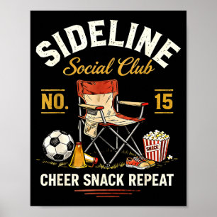 Póster Club Social de Alero Animadora Snack Repetición Ma