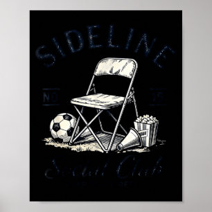 Póster Club Social de Banda Lateral Mami de Fútbol Repeti