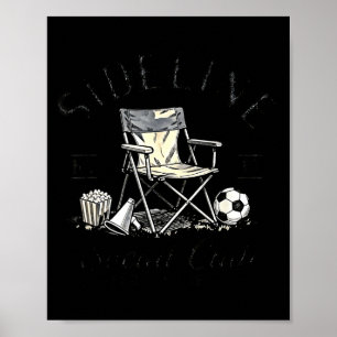 Póster Club Social de Banda Lateral Masticar Repetir Mamá
