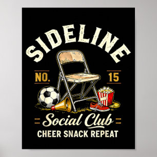 Póster Club Social de Banda Lateral Merienda de Animación