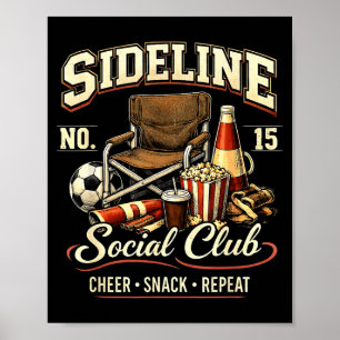 Póster Club Social de Banda Lateral Merienda Repetir Mamá