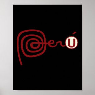 Póster Club Universitario De Deportes Perú Fútbol Fútbol 