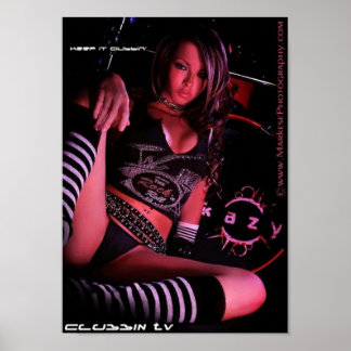 Póster Clubbin'tv Manténganlo como un cubo'