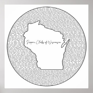 Póster Clubes de suplentes de Wisconsin